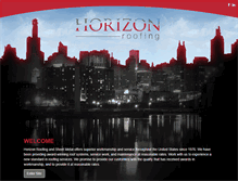 Tablet Screenshot of horizonroofinginc.com